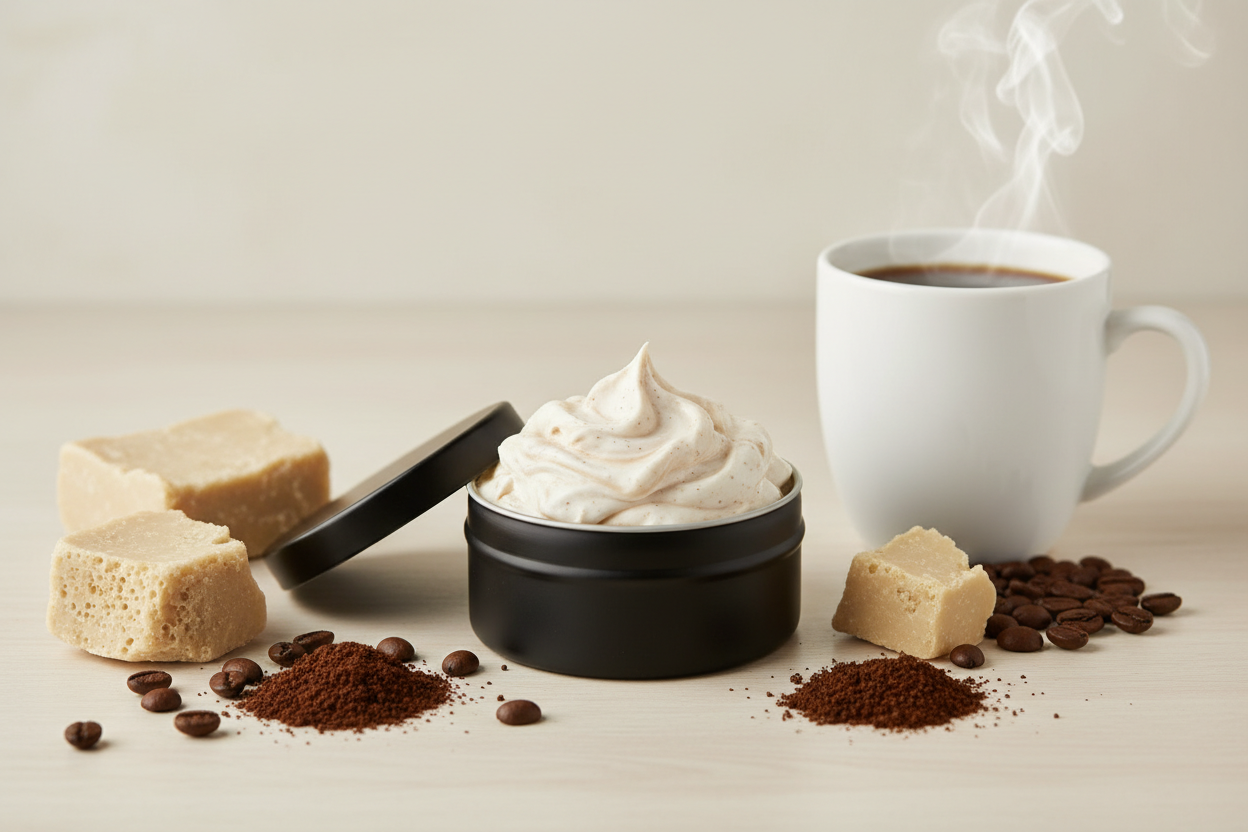 make the tallow more or a creamy white with light hints of brown